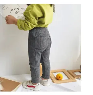 1 2 3 4 5 6 Years Baby Girls Boys Leggings Cotton Big PP Pants Spring Autumn Kids Pants High Waist Trousers Children's Pant