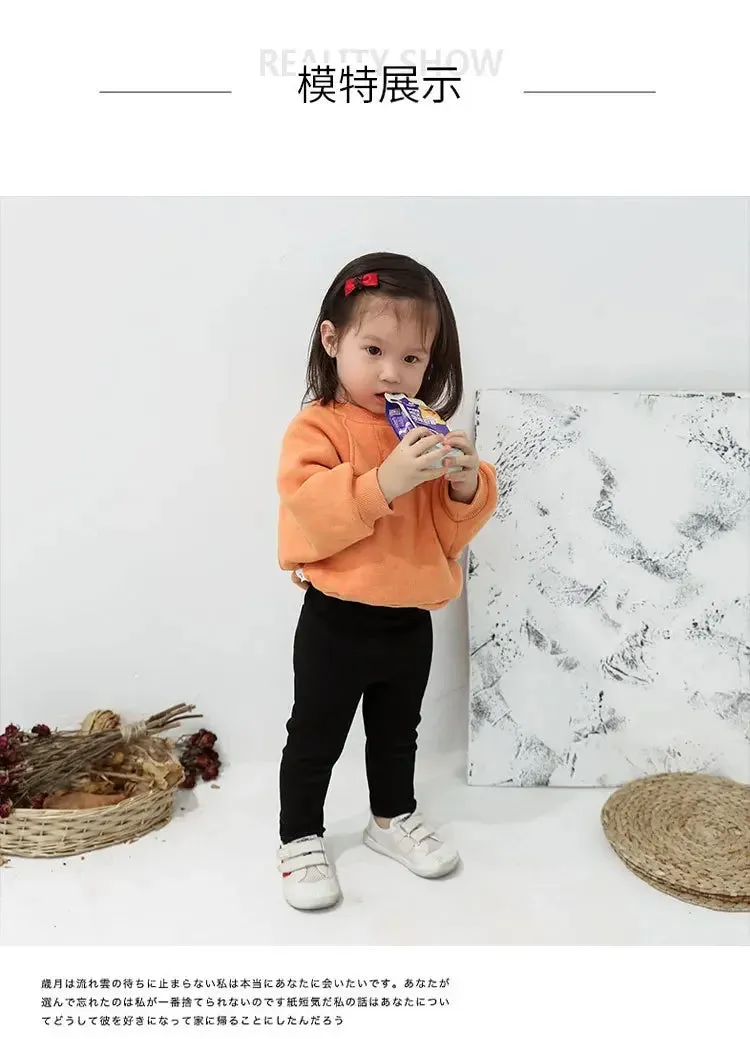 1 2 3 4 5 6 Years Baby Girls Boys Leggings Cotton Big PP Pants Spring Autumn Kids Pants High Waist Trousers Children's Pant