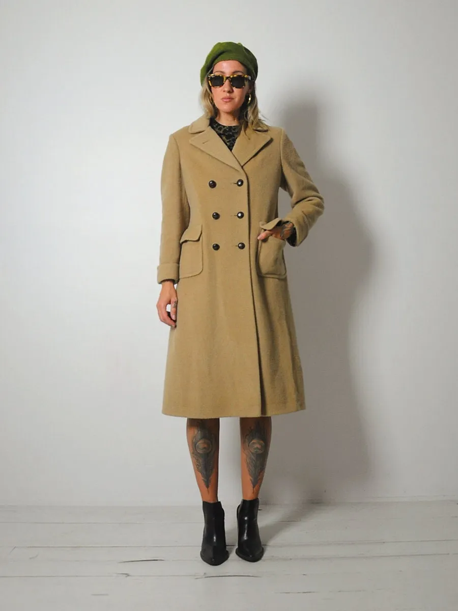 1960's Camel Wool Peacoat