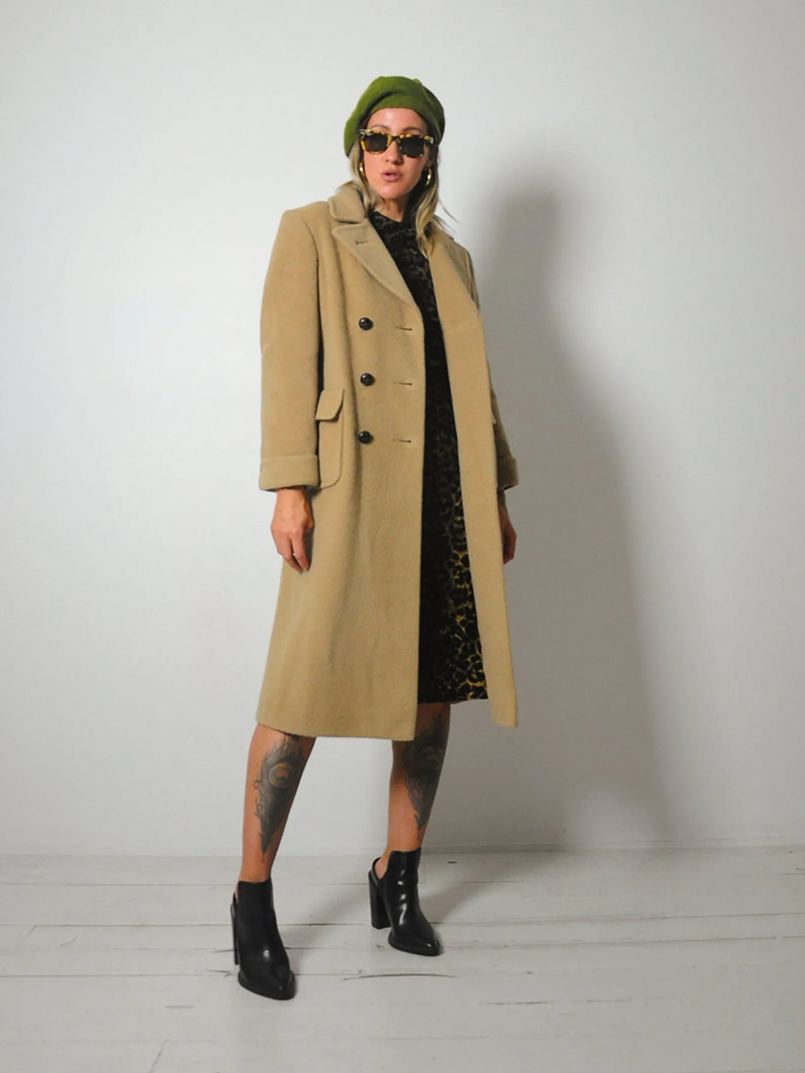 1960's Camel Wool Peacoat