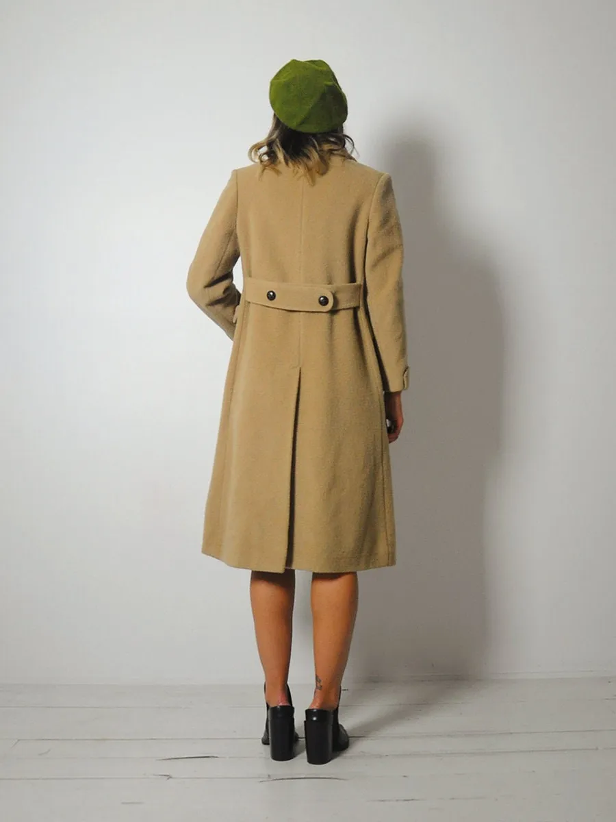 1960's Camel Wool Peacoat