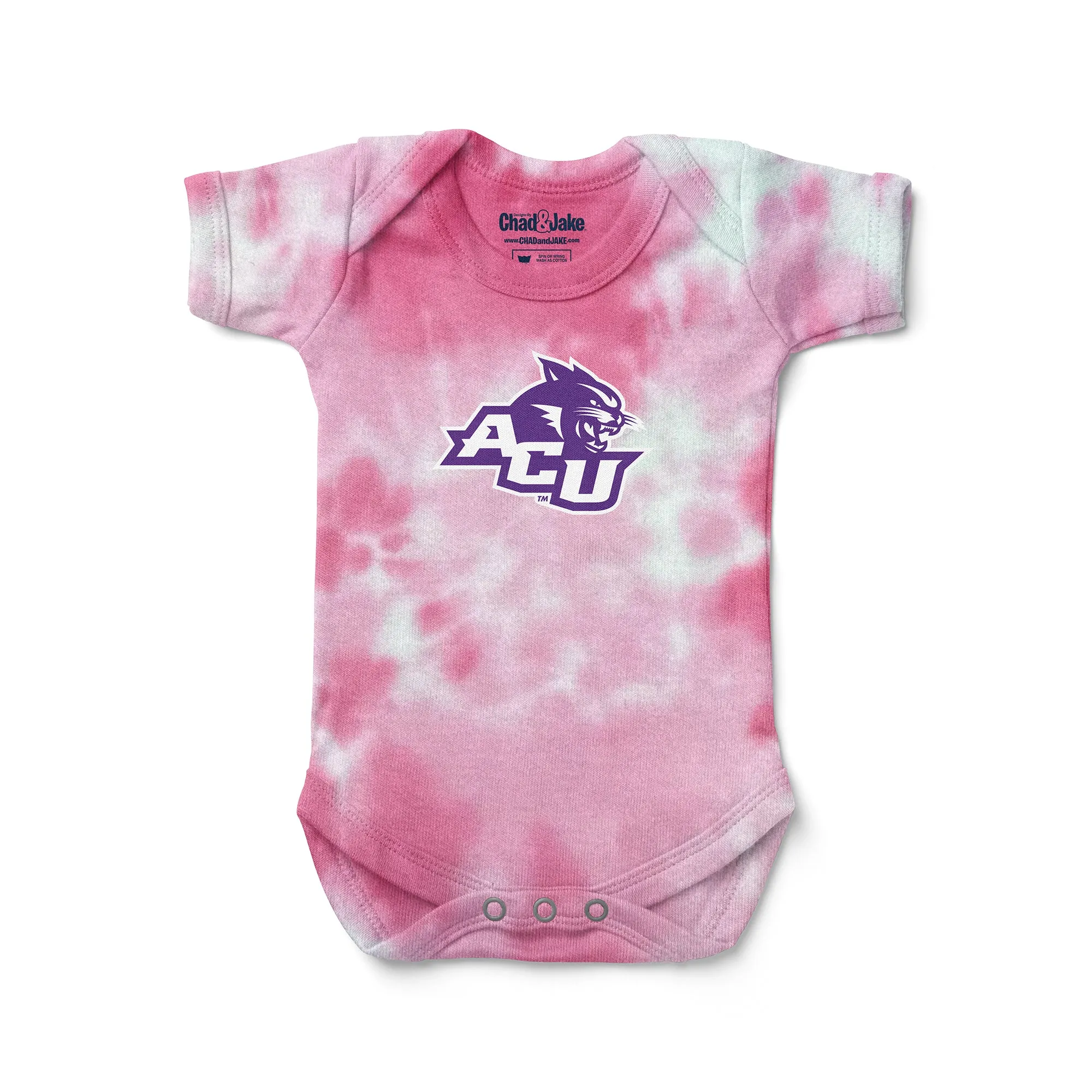 Abilene Christian University Wildcats Tie Dye Bodysuit