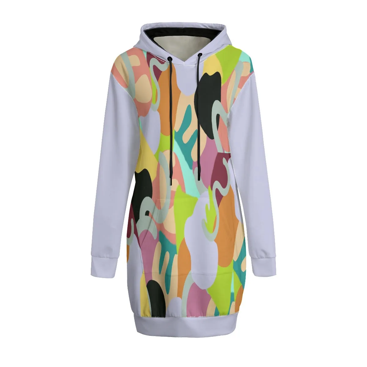 Abstract Wild Women's Hoodie Dress | Interlock