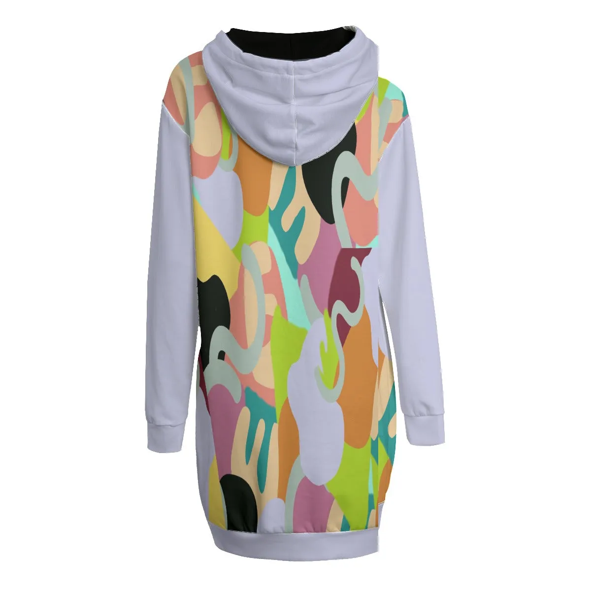 Abstract Wild Women's Hoodie Dress | Interlock