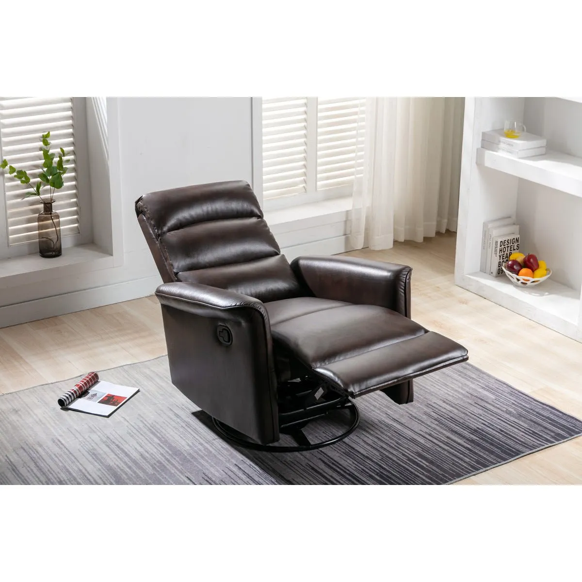 Albert Brown Glider Recliner