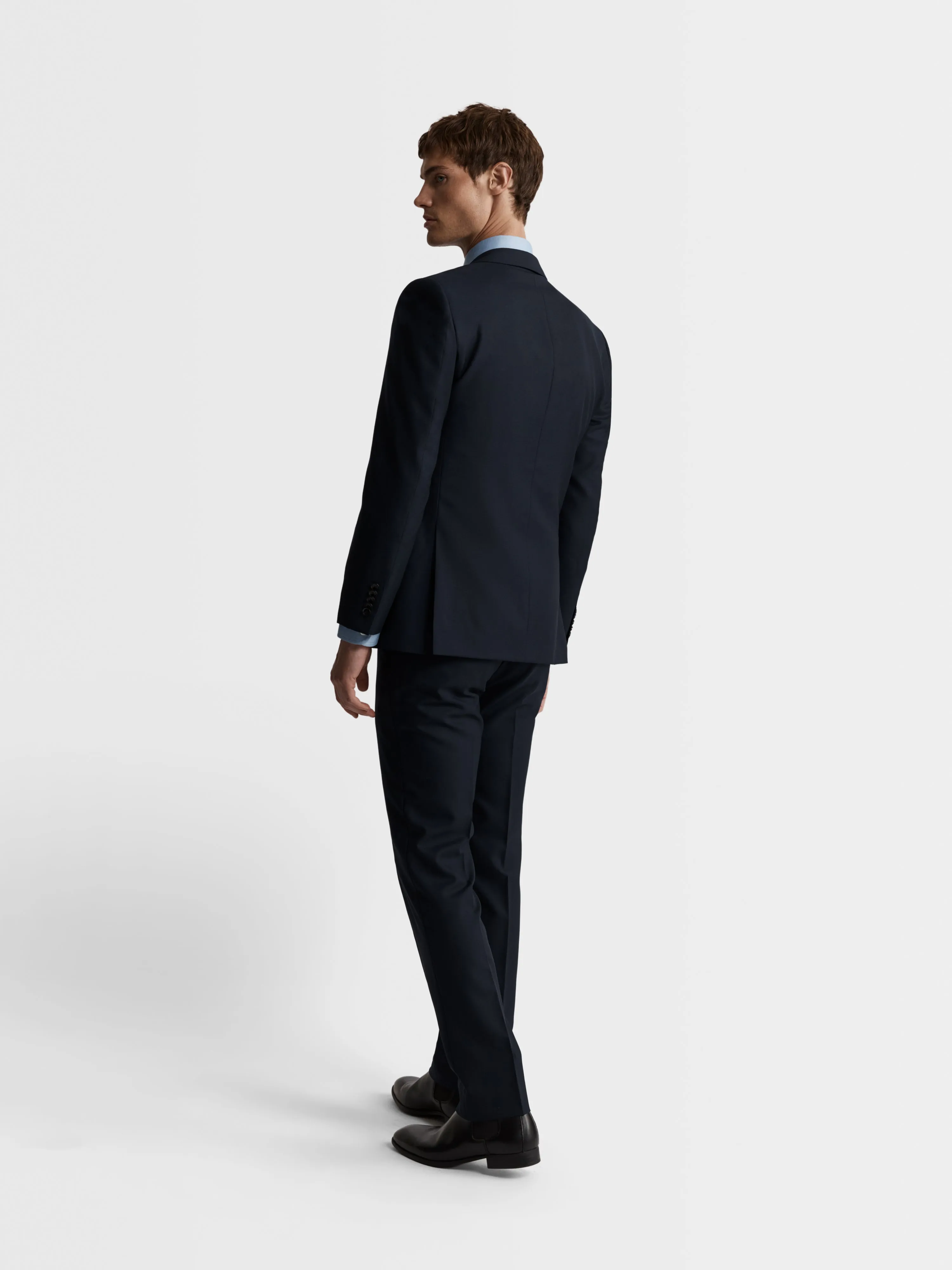 Aldgate Italian Luxury Slim Navy Suit Trouser