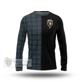 Allardice Tartan Long Sleeve T-Shirt with Family Crest and Half Of Me Style