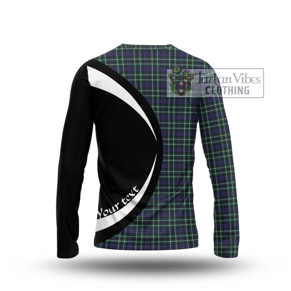 Allardice Tartan Long Sleeve T-Shirt with Family Crest Circle Style