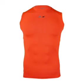 ALX Men's Tight Sleeveless Top ORANGE