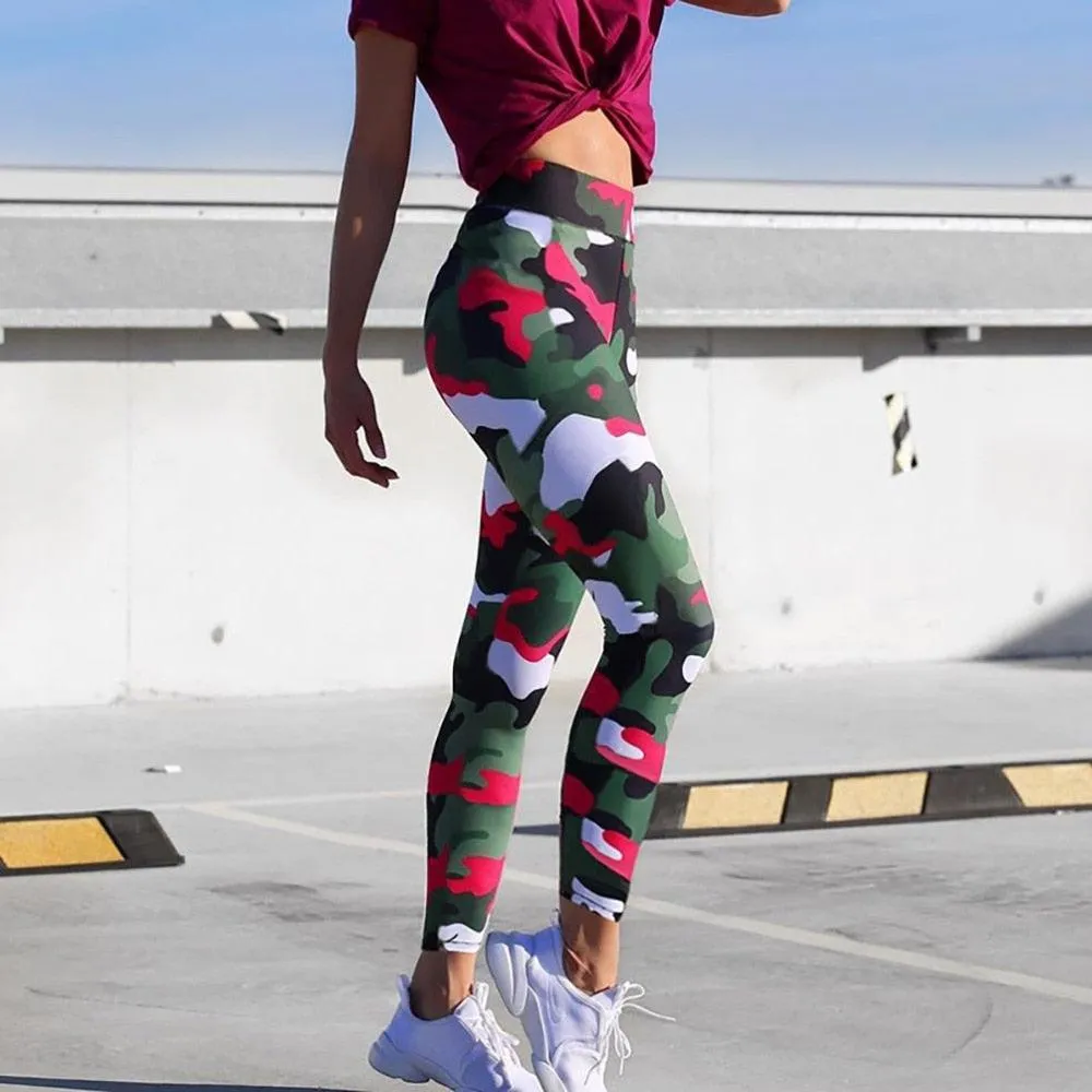 Amazing Hot Fashion Workout Women Leggings - High Waist Push Up Legging - Printed Female Fitness Pants (D24)(D31)(BAP)(TBL)