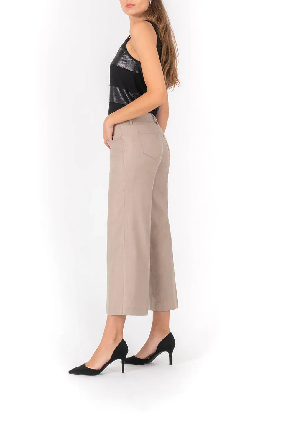 Annabelle Wide Leg - Safari