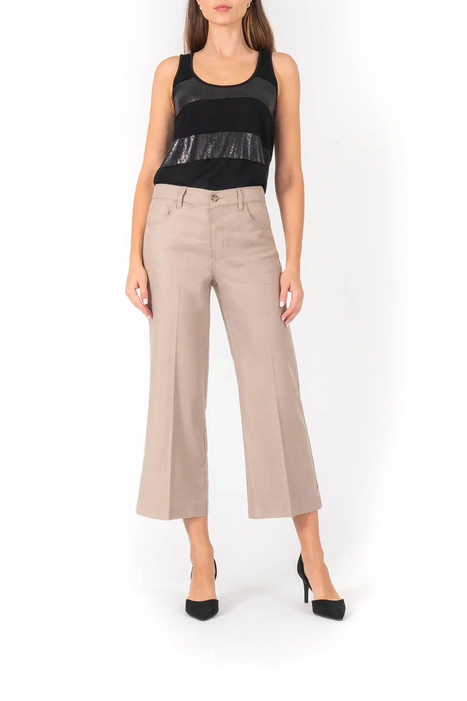 Annabelle Wide Leg - Safari