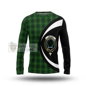 Arthur Tartan Long Sleeve T-Shirt with Family Crest Circle Style