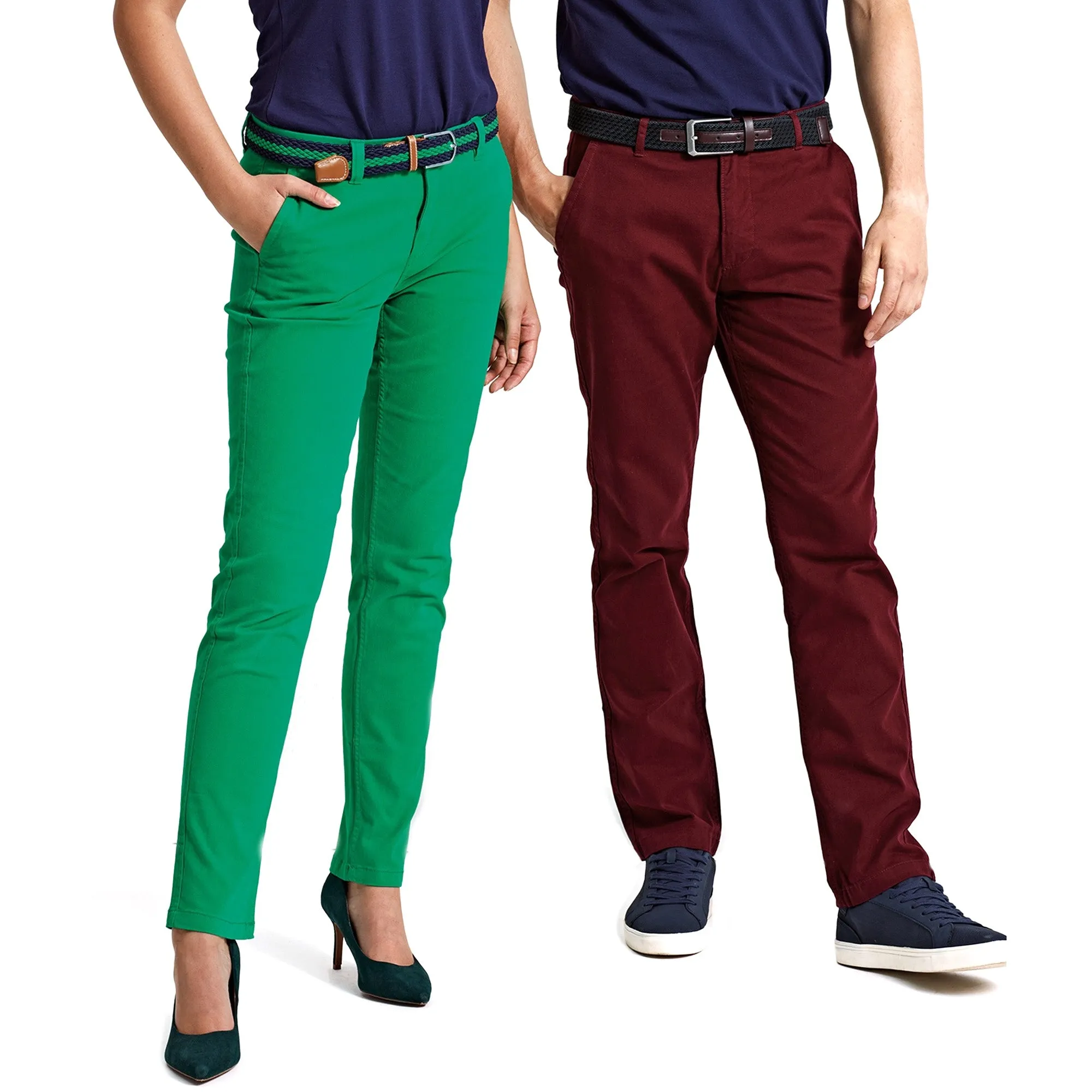 Asquith & Fox Womens/Ladies Casual Chino Trousers