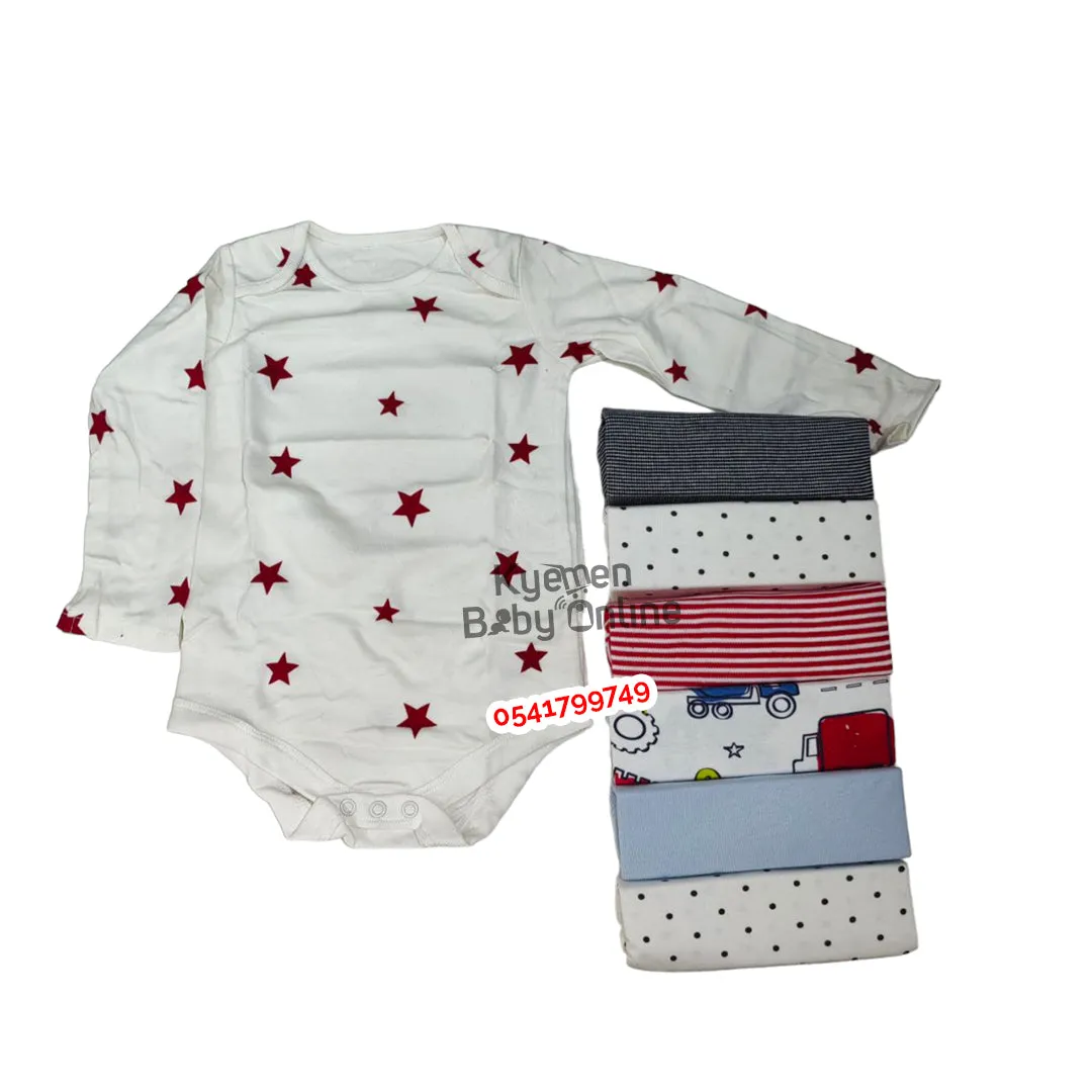 Baby Body Suit (Baby Fo) Long Sleeves 7Pcs