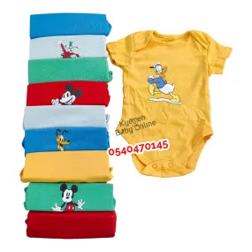 Baby Body Suit (Disney Baby) Short Sleeves (Unisex) 10pcs