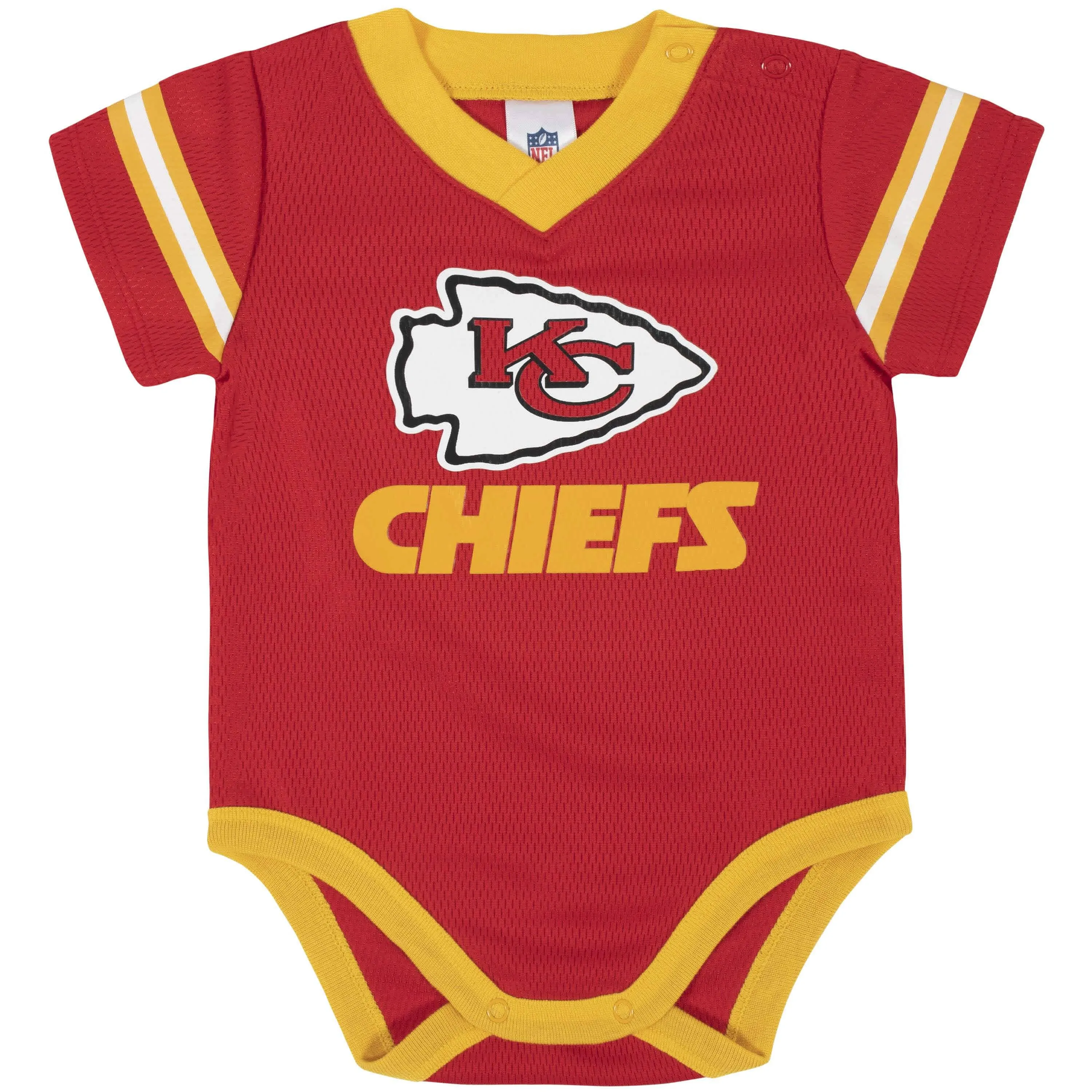 Baby Boys Kansas City Chiefs Jersey Bodysuit