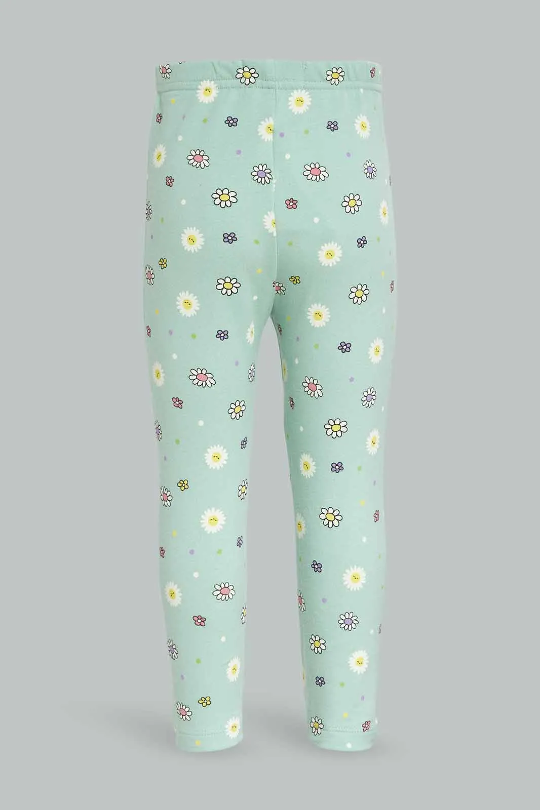 Baby Girls Mint Leggings