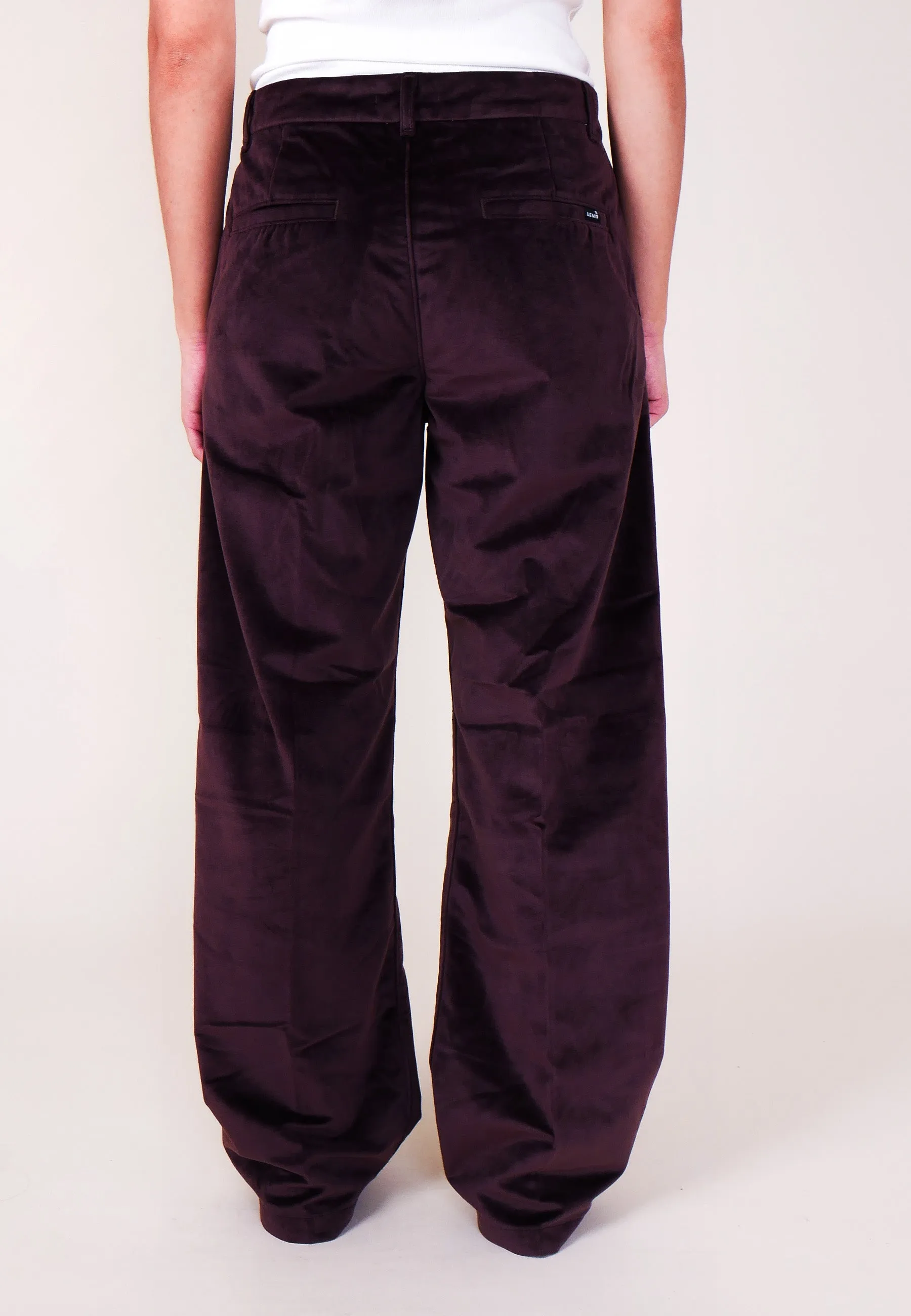 Baggy Trouser - Velvet Chocolate Plum