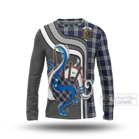 Baird Dress Tartan Long Sleeve T-Shirt with Epic Bagpipe Style