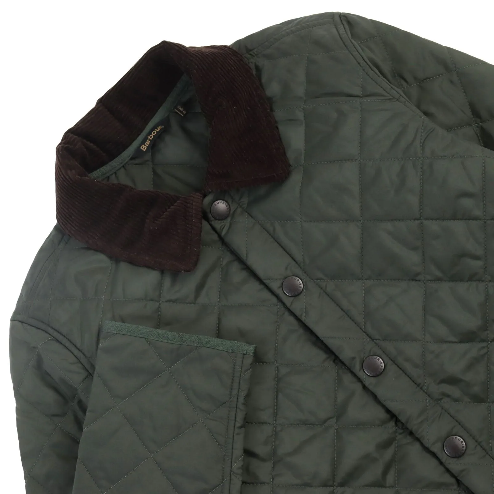 Barbour Liddesdale Quilted Jacket Khaki Green