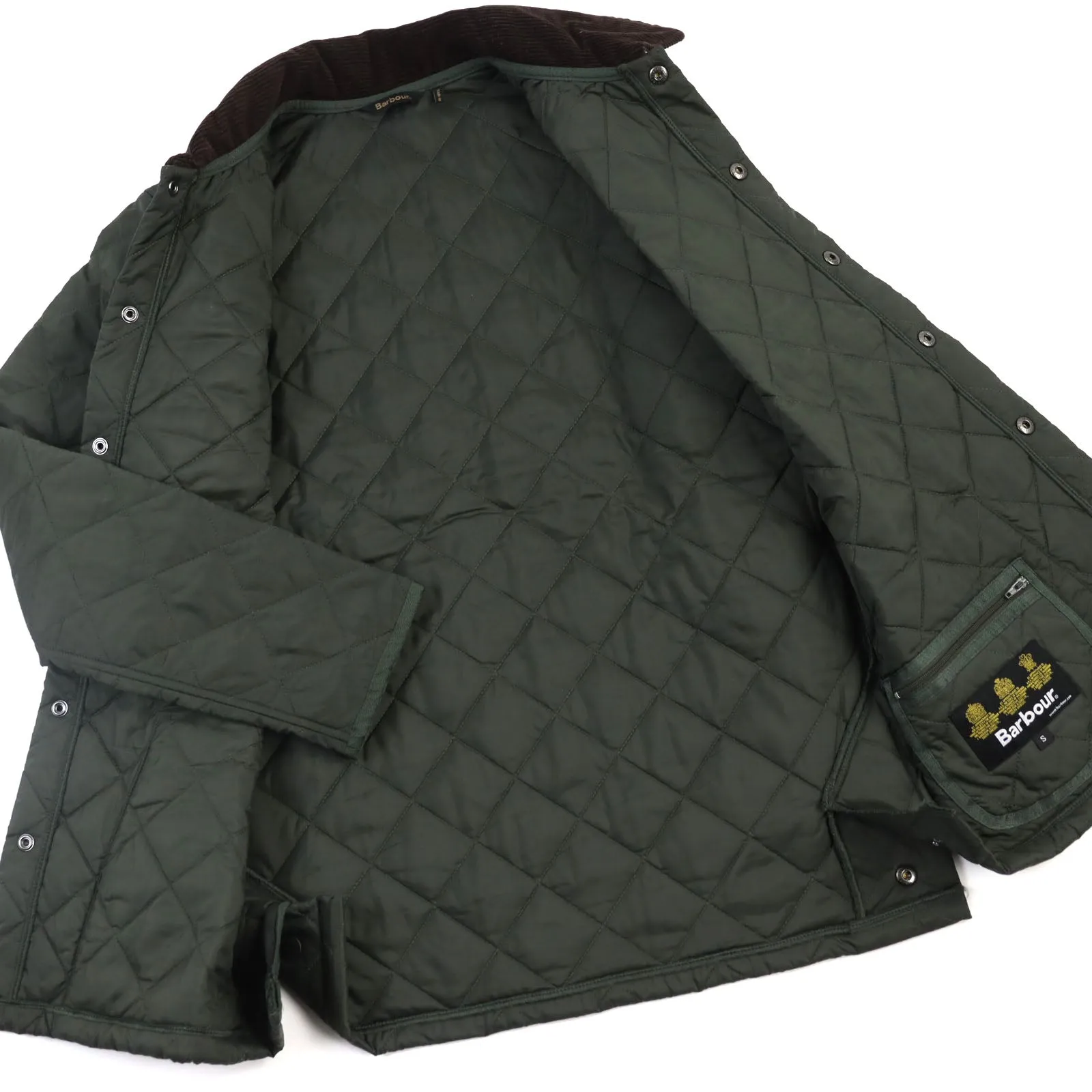 Barbour Liddesdale Quilted Jacket Khaki Green