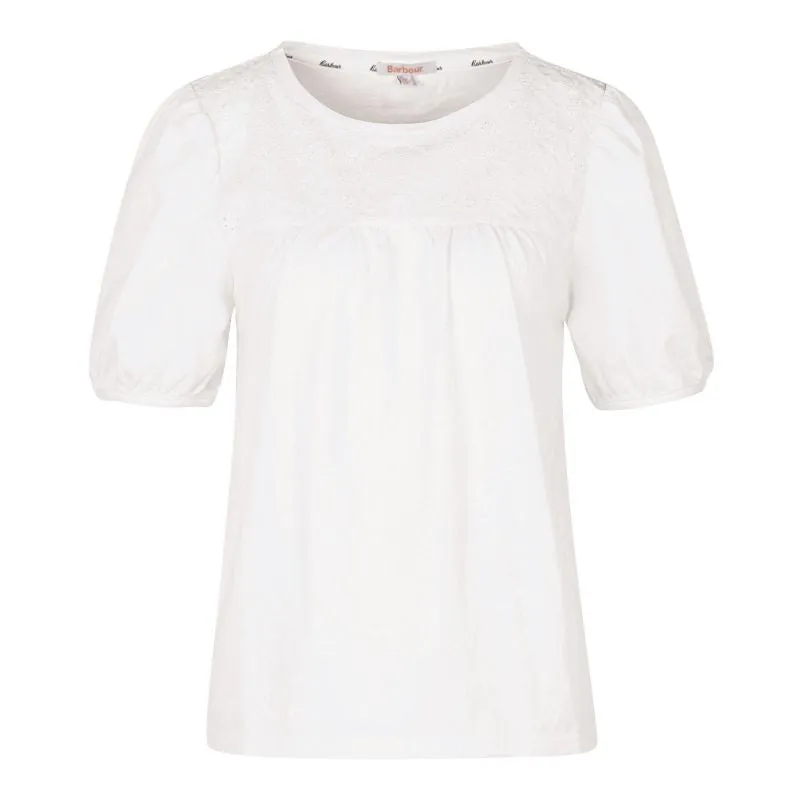 Barbour Pearl Ladies Top - White