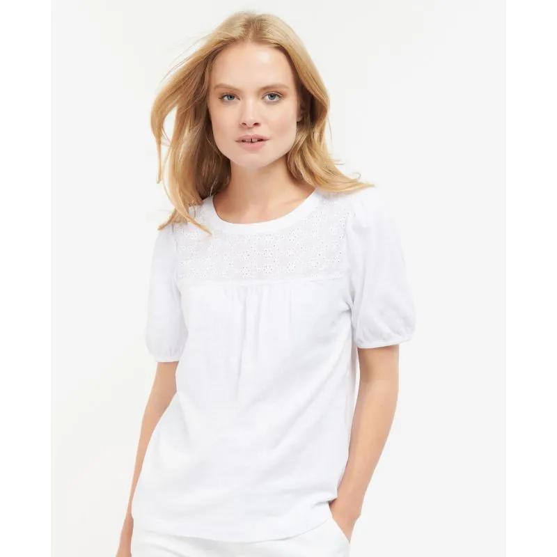 Barbour Pearl Ladies Top - White