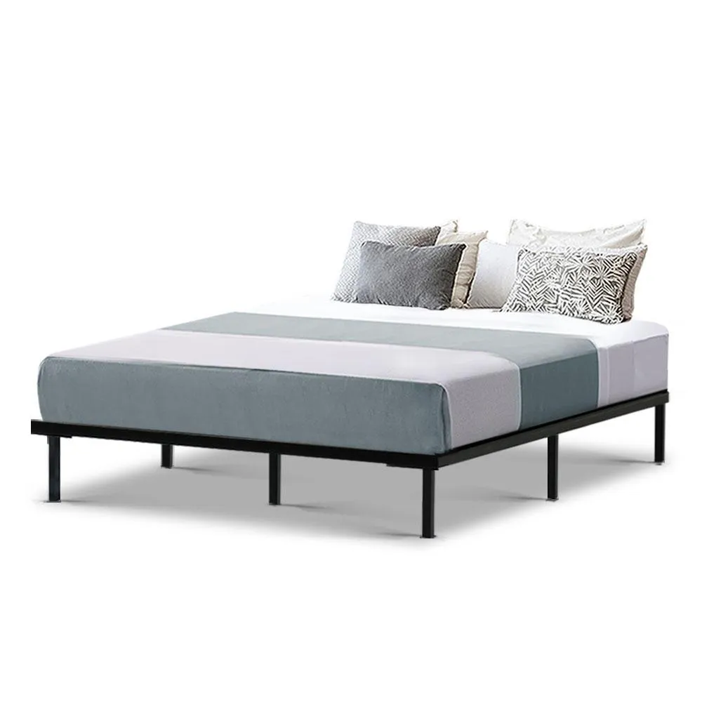 Basic Series Metal Queen Bed Frame Black