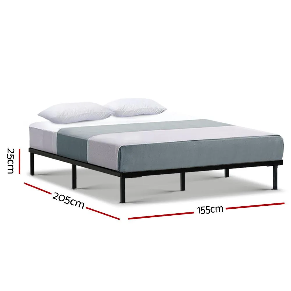 Basic Series Metal Queen Bed Frame Black