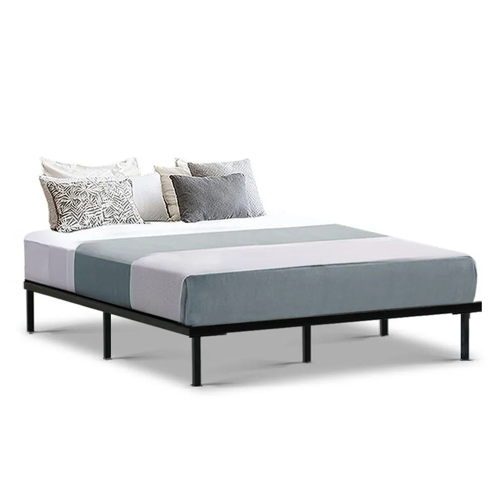 Basic Series Metal Queen Bed Frame Black