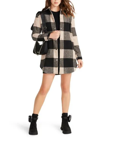 BB Dakota Eldridge Plaid Coat