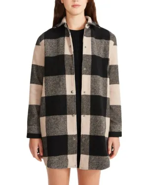 BB Dakota Eldridge Plaid Coat