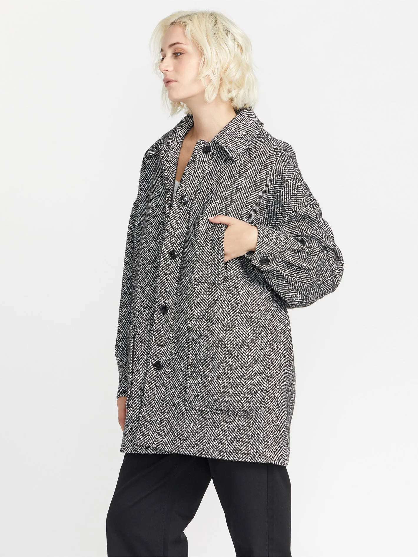 Beegy Coat - HEATHER GREY