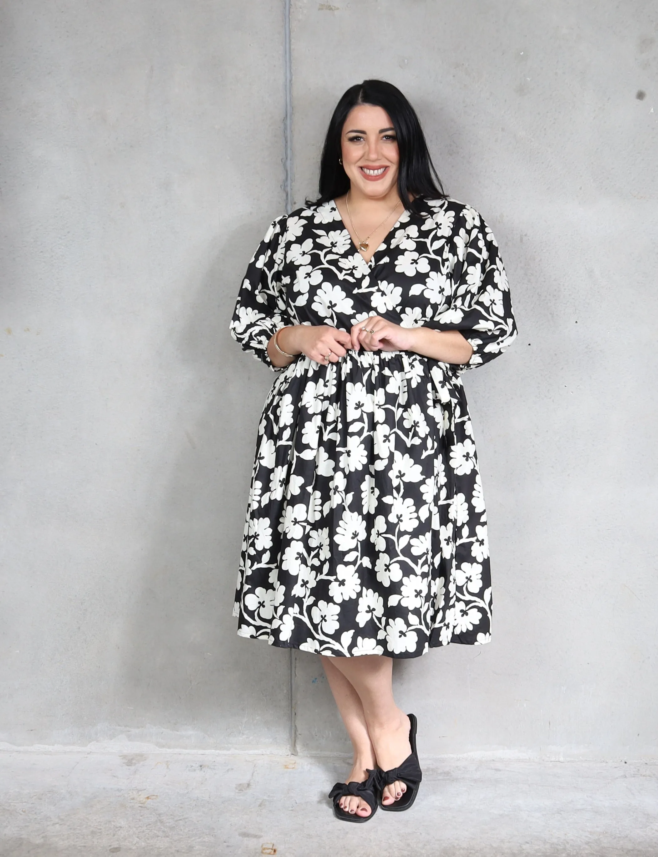 Betty Dress - Cream Blossom