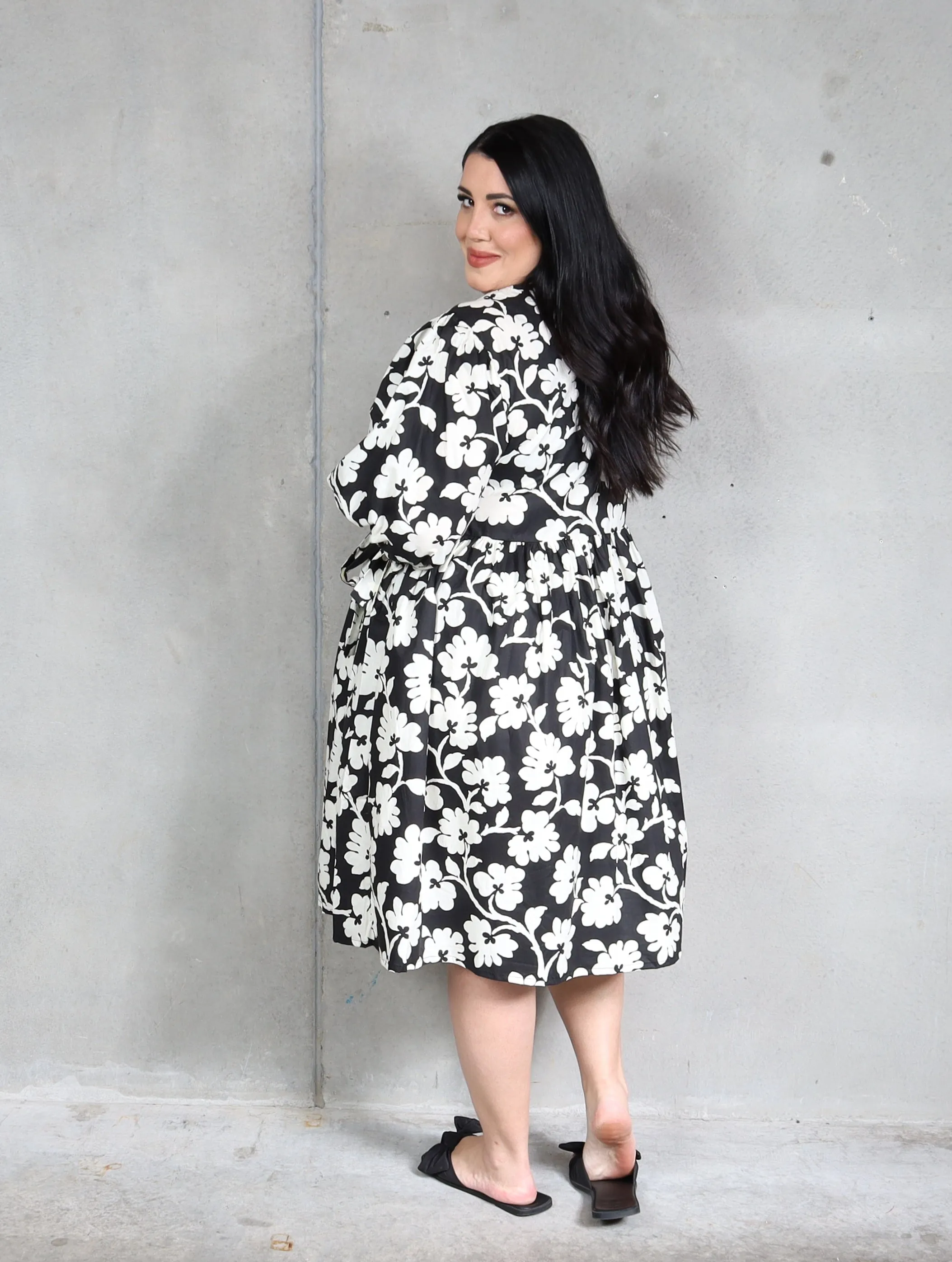 Betty Dress - Cream Blossom