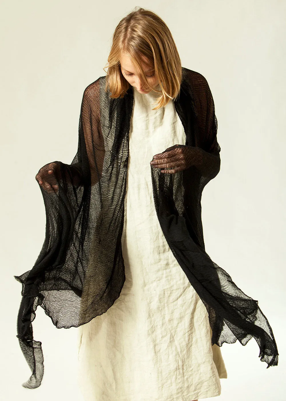 Big Bamboo Air Shawl - Black