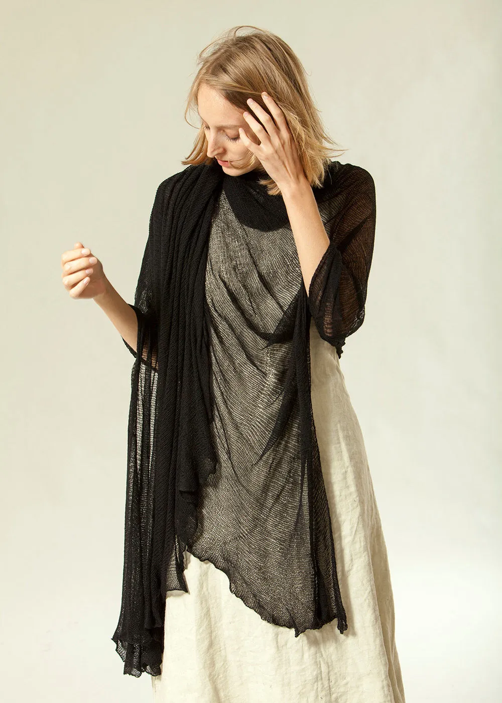 Big Bamboo Air Shawl - Black