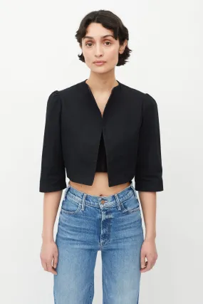 Black Cropped Jacket