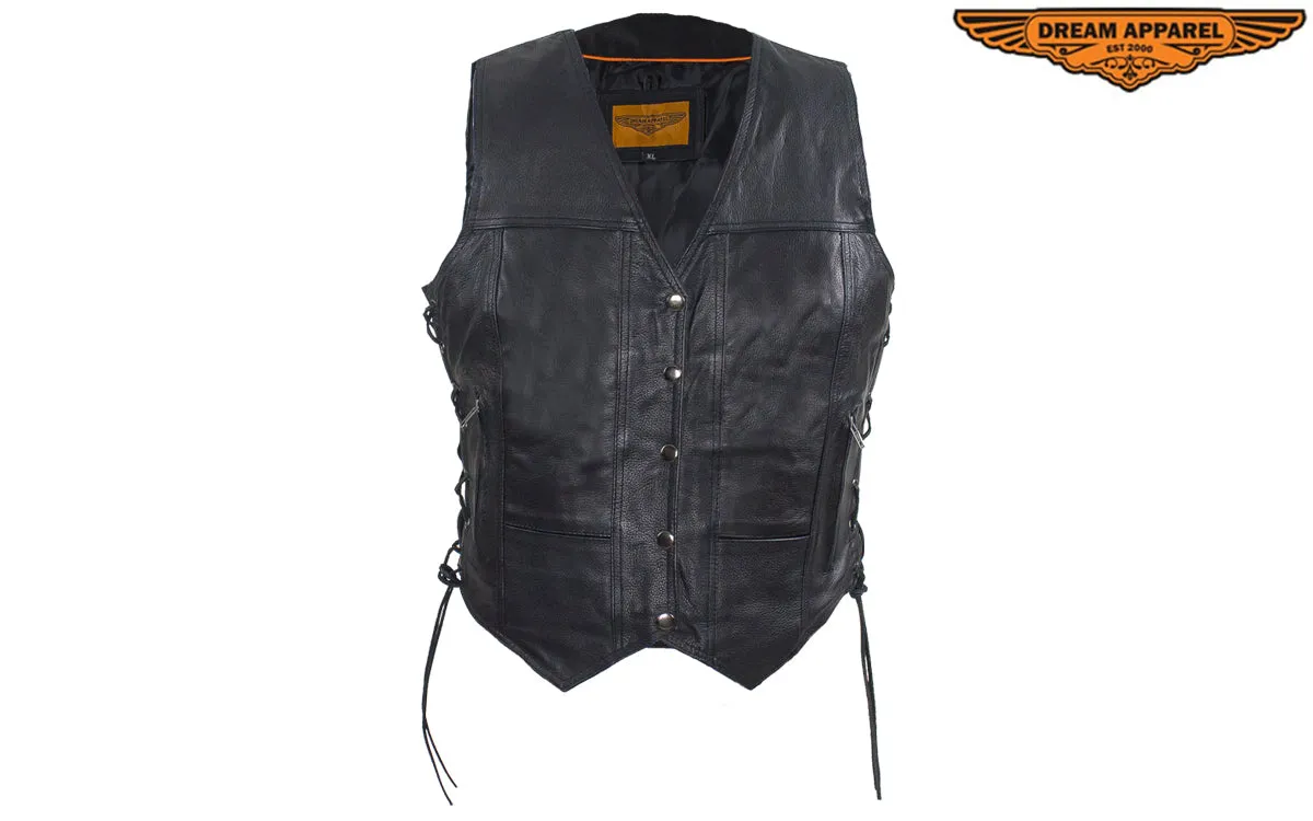 Black Gun Pocket Vest with Purple Butterfly