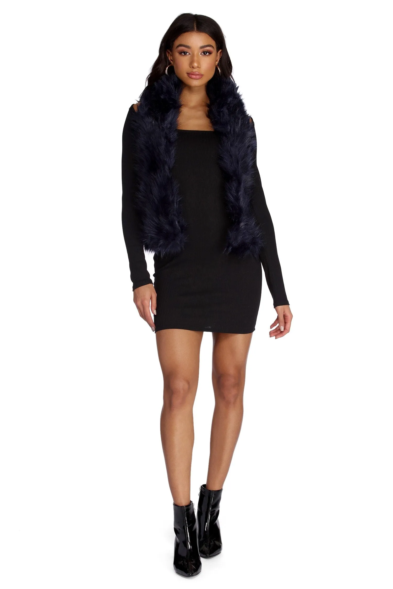 Bold Chicness Faux Fur Vest