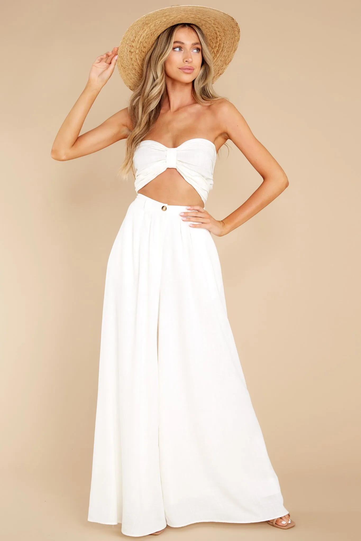 Breathtaking Views Ivory Two Piece Set