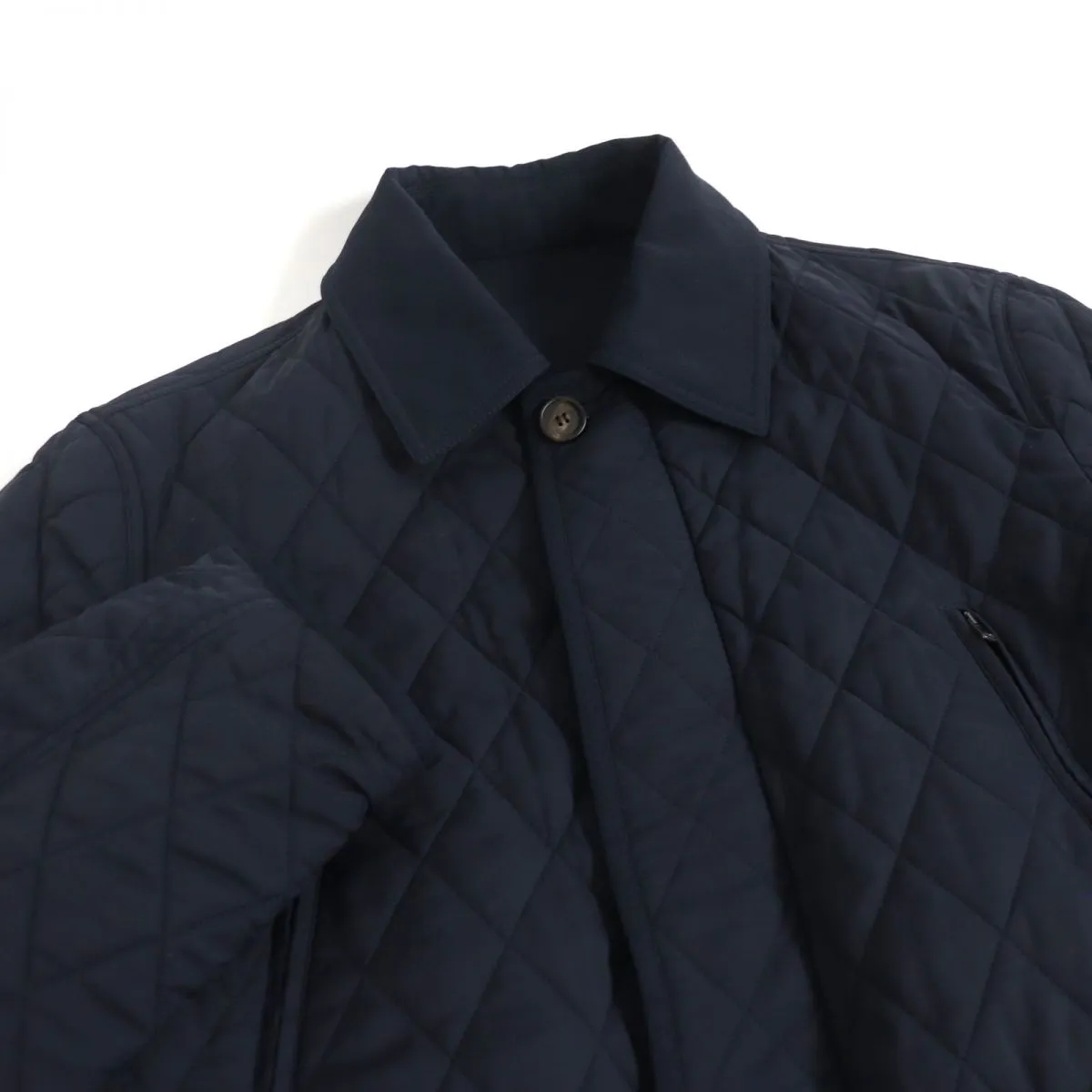 Brioni Reversible Quilted Jacket Navy S