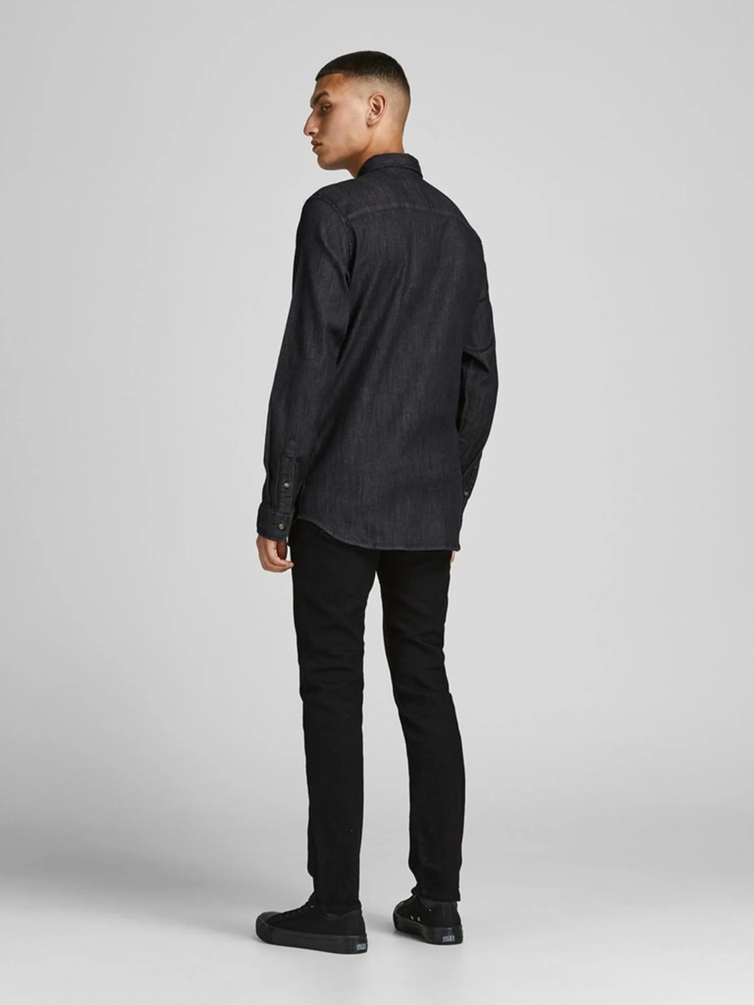 Brook Denim Skjorte - Black Denim