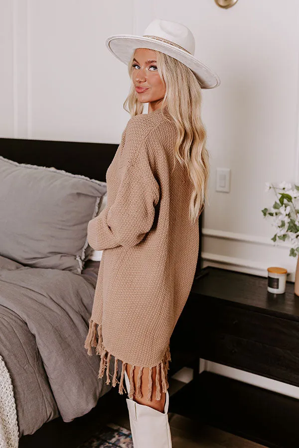 Brown Sugar Smiles Knit Sweater Dress