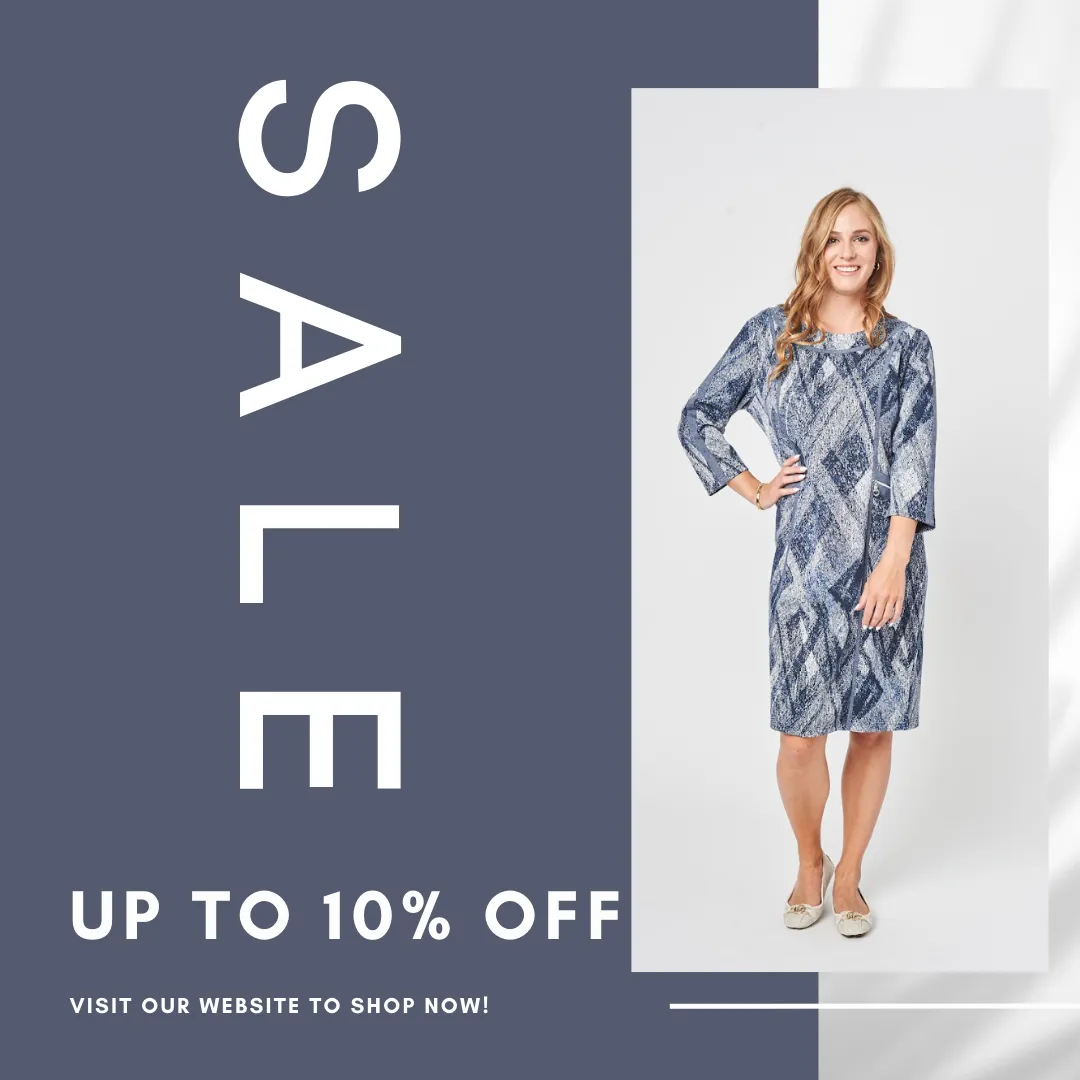 Buy White & Blue Print Long Sleeve Midi Dresses Online - Best Price