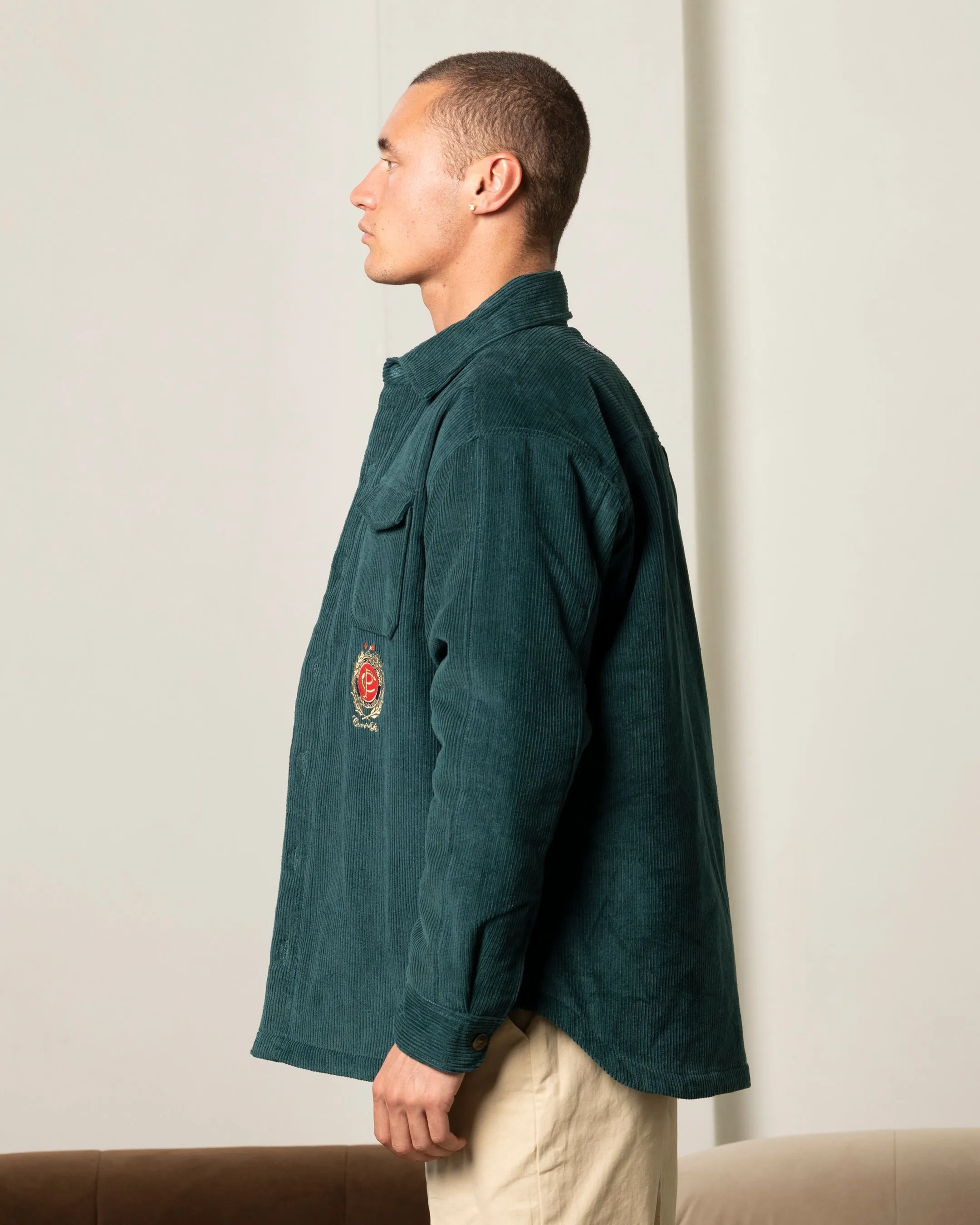 Carre Corduroy Trade Jacket Forest Green