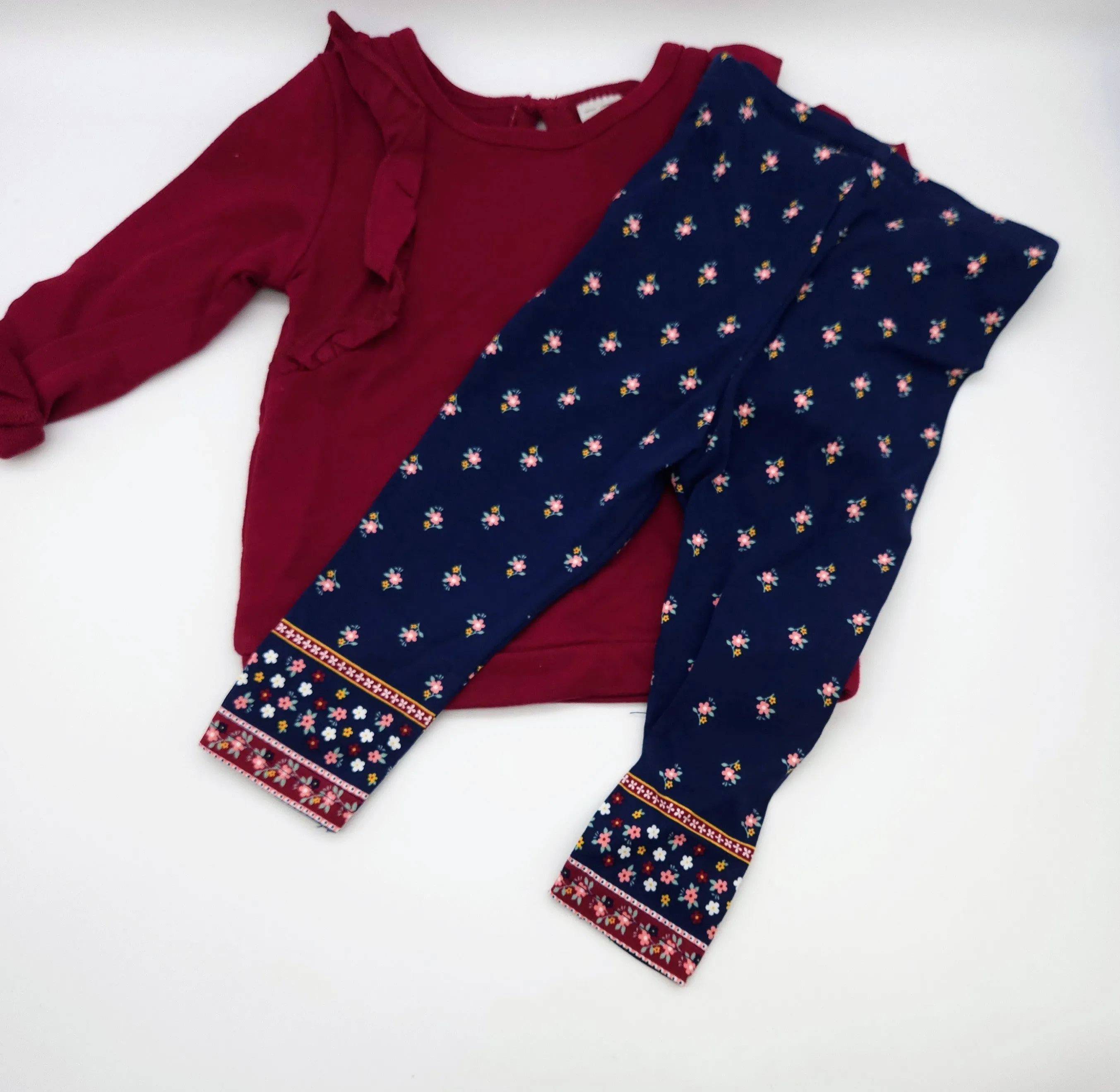 Carter's Baby Girls Top and Printed Leggings