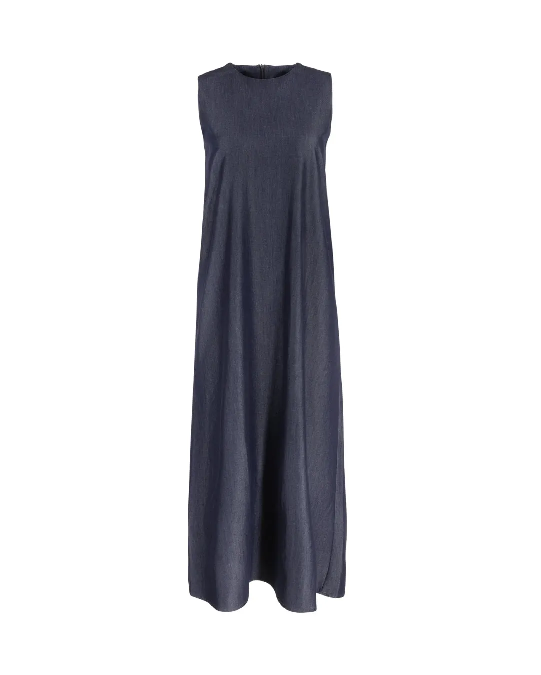 Chambray Maxi Length Dress