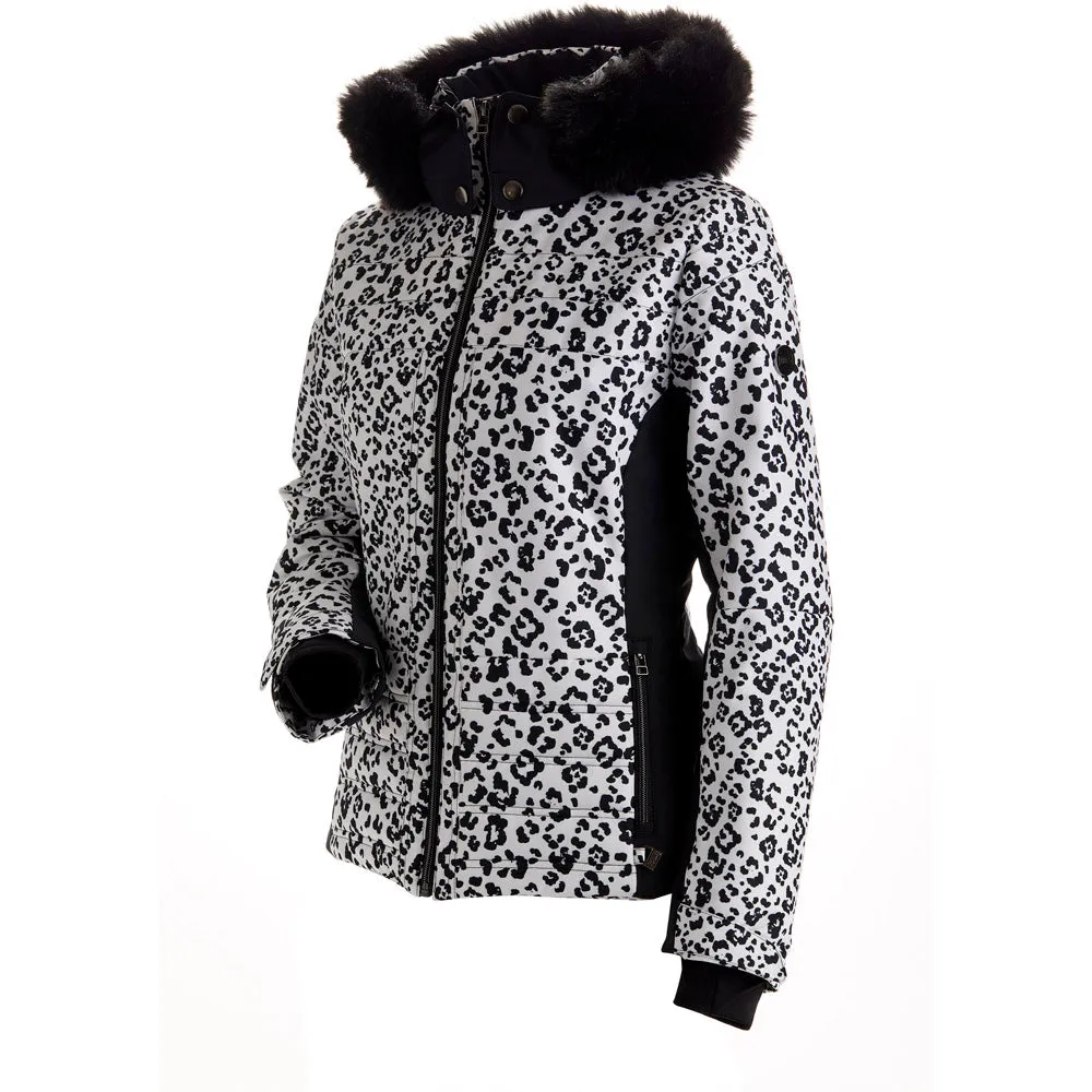 Chamonix Faux Fur Print Ski Jacket - Womens